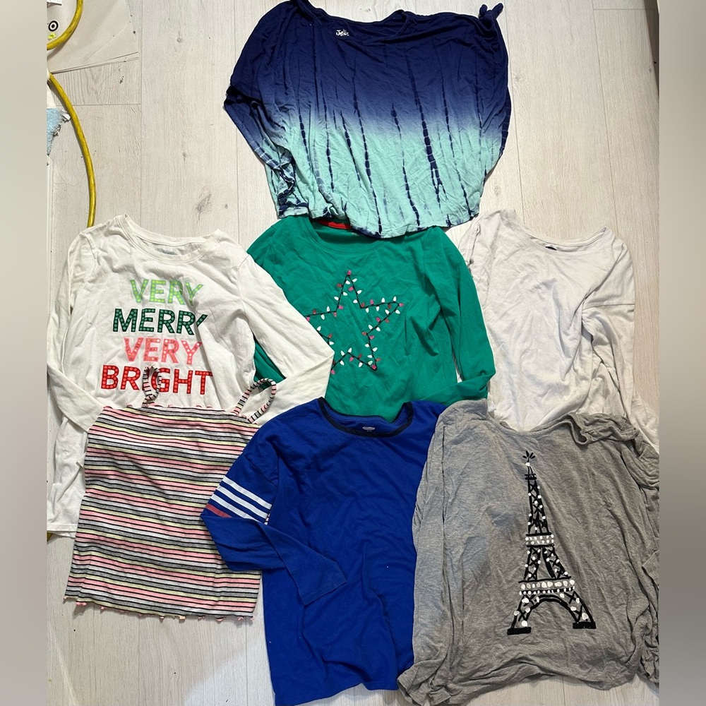 7 pack girl tshirts